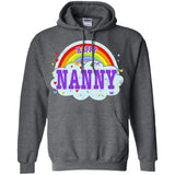 Happiest-Being-The Best Nanny-T-Shirt  Pullover Hoodie 8 oz