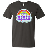 Happiest-Being-The Best Mamaw-T-Shirt  Men's Printed V-Neck T