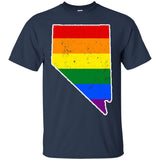 Nevada Rainbow Flag LGBT Community Pride LGBT Shirts