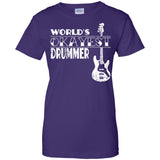 Drummer Gift Worlds Okayest Drummer T Shirt