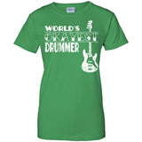 Drummer Gift Worlds Okayest Drummer T Shirt