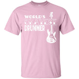 Drummer Gift Worlds Okayest Drummer T Shirt