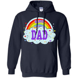 Happiest-Being-The Best Dad-T-Shirt Funny Dad T Shirt  Pullover Hoodie 8 oz