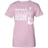 Worlds Okayest Guitar Player T Shirt Guitar Player Gift