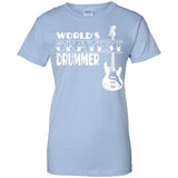 Drummer Gift Worlds Okayest Drummer T Shirt