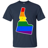 Idaho Rainbow Flag LGBT Community Pride LGBT Shirts