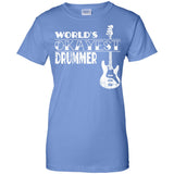 Drummer Gift Worlds Okayest Drummer T Shirt