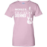 Drummer Gift Worlds Okayest Drummer T Shirt