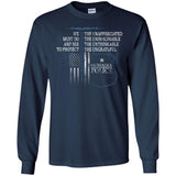 Nebraska Police Shirt Police Gifts Police Officer Gifts  G240 Gildan LS Ultra Cotton T-Shirt