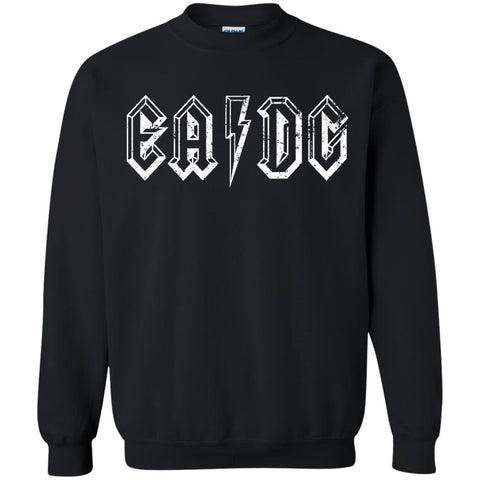 Bass Player T shirt E A D G Strings of the Bass  G180 Gildan Crewneck Pullover Sweatshirt  8 oz.