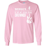 Drummer Gift Worlds Okayest Drummer T Shirt