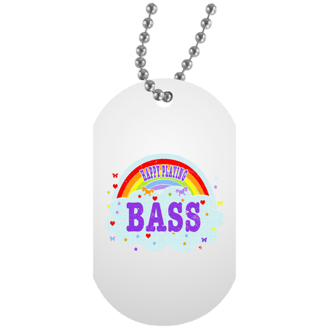 Happy-Playing-Bass-Player-T-Gift Bassist T Gift