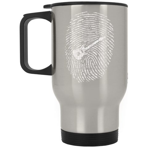 Guitar Shirt DNA  XP8400S Silver Stainless Travel Mug