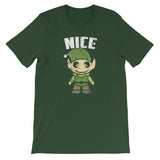 Nice Elf Design Naughty Design Funny Christmas