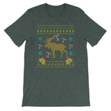 Moose Christmas Ugly Sweater Design Moose Hunting