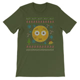 Flushed Shocked Emoticon Christmas Ugly Design