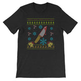 Horror Christmas Ugly Sweater Design Science Fiction