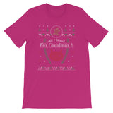 Cat Lovers Shirt All I Want For Christmas Ugly Sweater Design