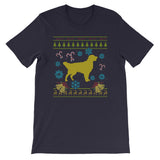 Golden Retriever Christmas Ugly Sweater Design