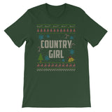 Country Christmas Ugly Design Girl Country