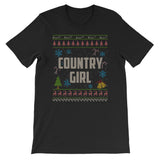 Country Christmas Ugly Design Girl Country