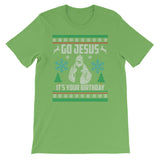 Go Jesus Its Your Birthday Funny Ugly Christmas Design