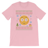 Flushed Shocked Emoticon Christmas Ugly Design