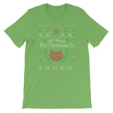 Cat Lovers Shirt All I Want For Christmas Ugly Sweater Design