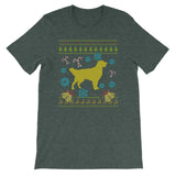 Golden Retriever Christmas Ugly Sweater Design