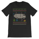 Logging Truck Christmas Ugly Design Logger