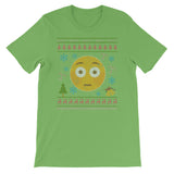 Flushed Shocked Emoticon Christmas Ugly Design