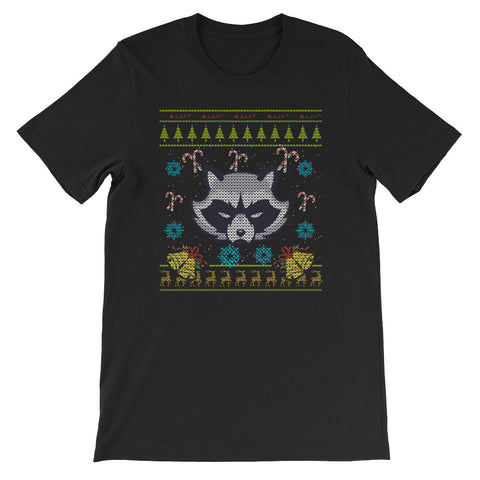 Funny Raccoon Christmas Ugly Sweater Design