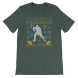 Hockey Christmas Ugly Sweater Ice Hockey Design