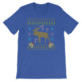 Moose Christmas Ugly Sweater Design Moose Hunting