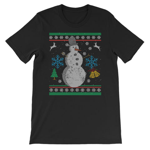 Funny Snowman Ugly Christmas Sweater Design