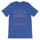 Cat Lovers Shirt All I Want For Christmas Ugly Sweater Design