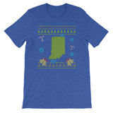 Indiana Christmas Ugly Sweater Design