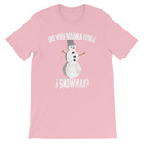 Funny Family Christmas Design Wanna Build A Snowman