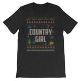 Country Christmas Ugly Design Girl Country